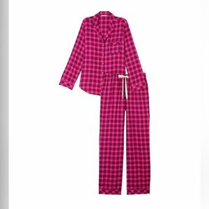 VICTORIA’S SECRET flannel PJ Set- size L NEW